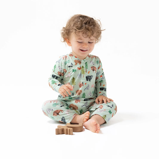 AD Romper - American Woodland Animals