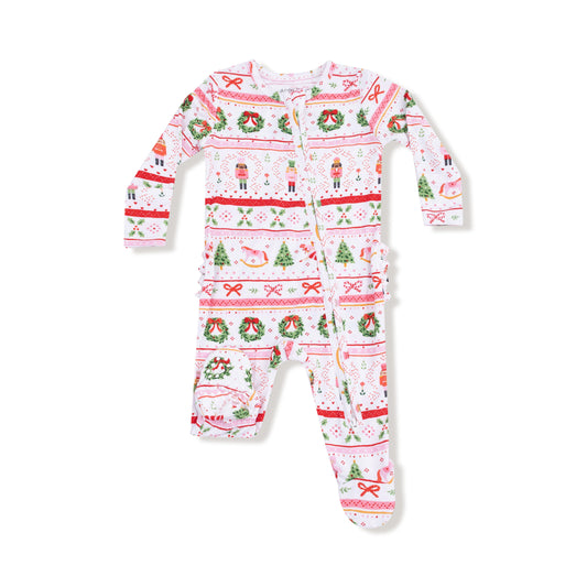 AD Ruffle Footie - Sugar Plum Fairy