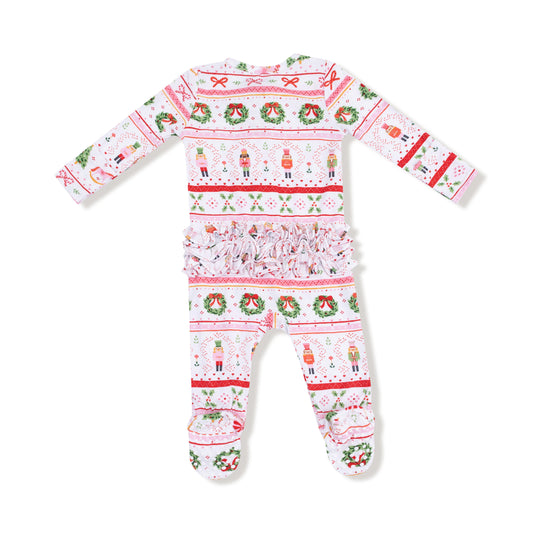 AD Ruffle Footie - Sugar Plum Fairy