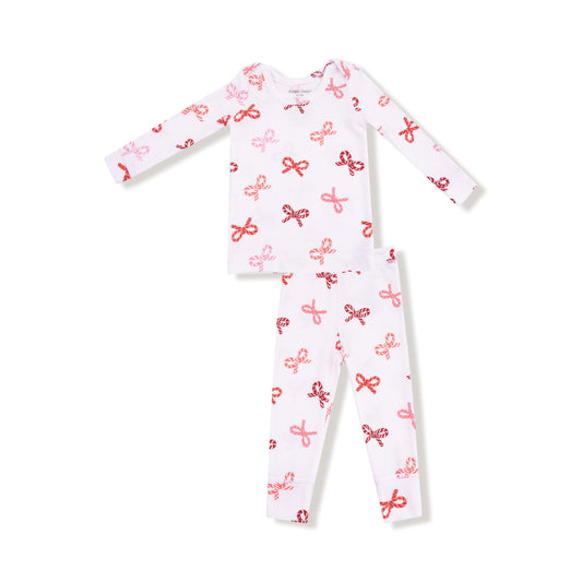 Loungewear - Candy Cane Bows