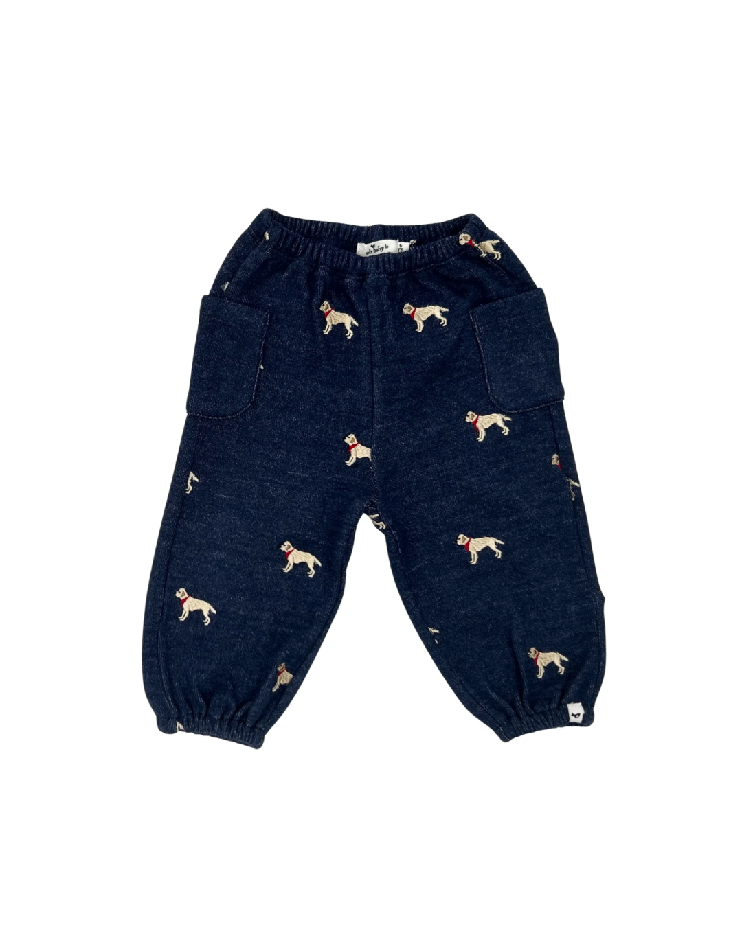 Labs Embroid Set- Navy