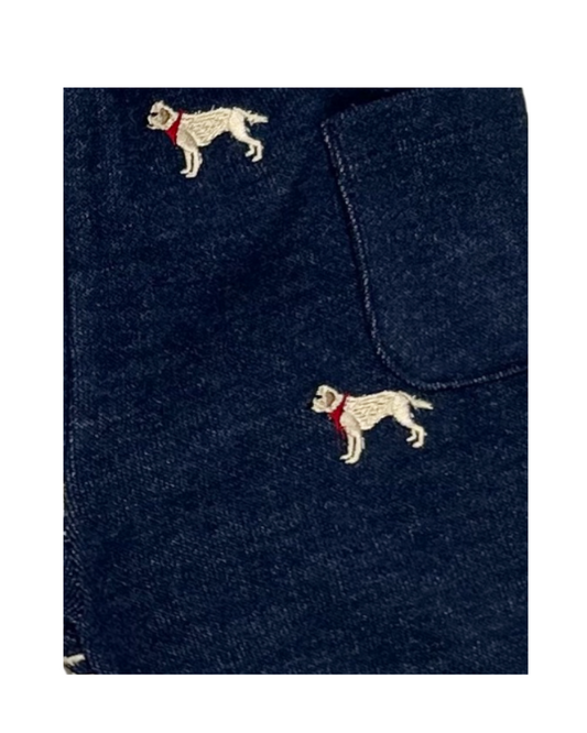 Labs Embroid Set- Navy