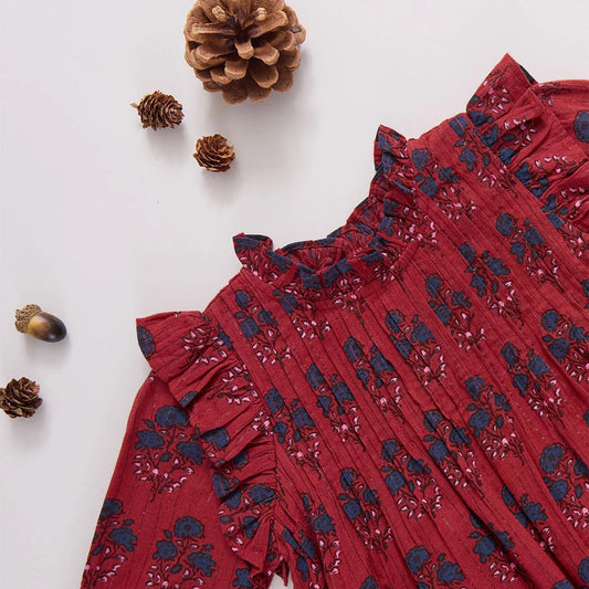 Jaipur 2-pc Set - Red Autumn Strawflower