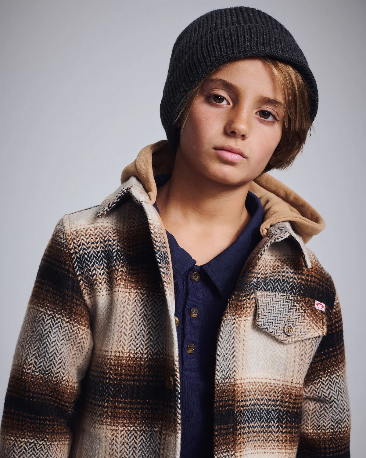Glen Hooded Shirt - Lumber