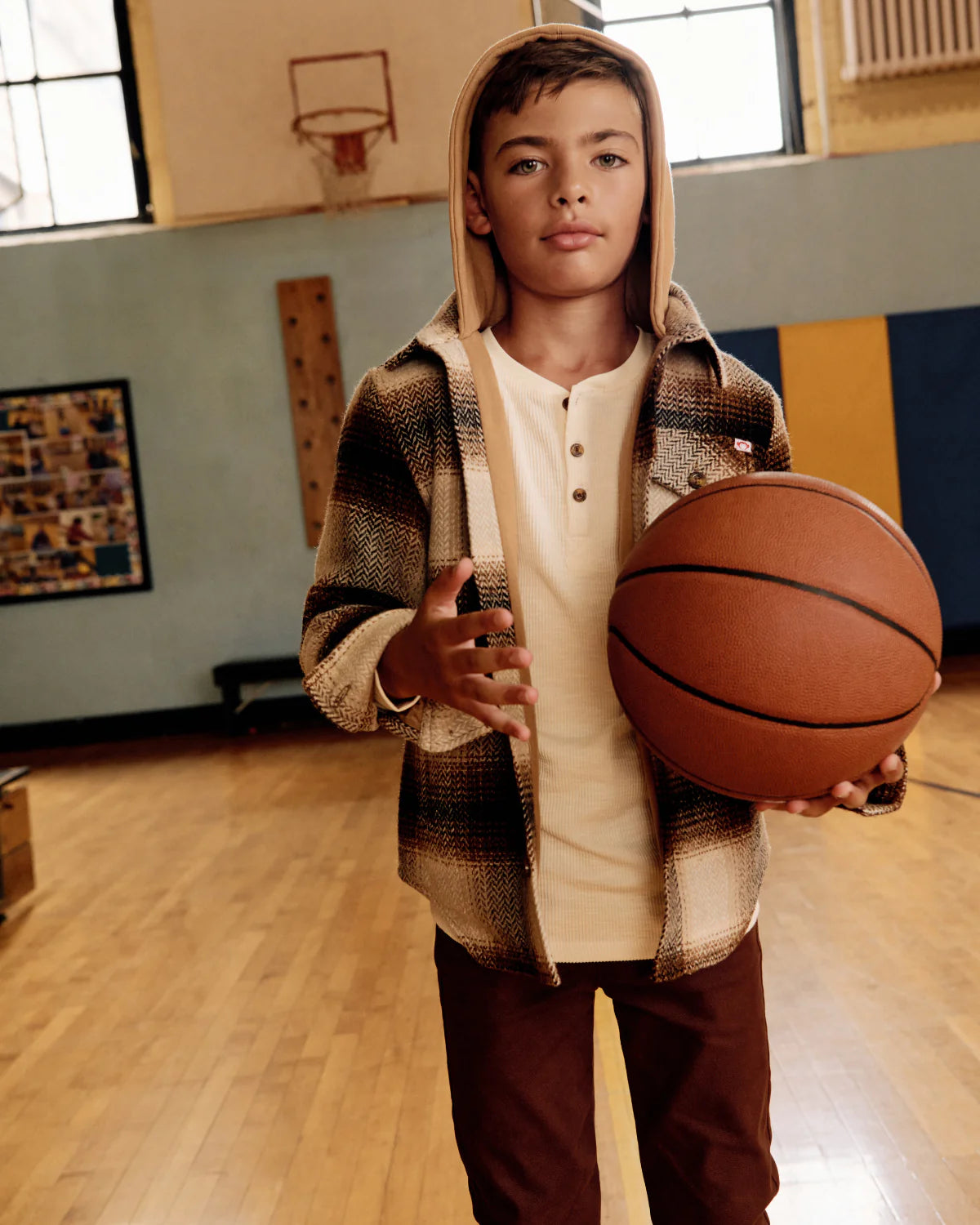 Glen Hooded Shirt - Lumber