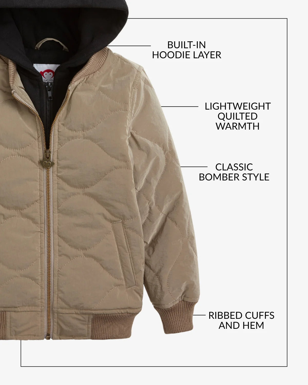 BX Bomber - Warm Grey