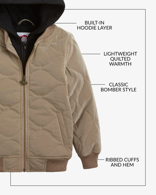 BX Bomber - Warm Grey