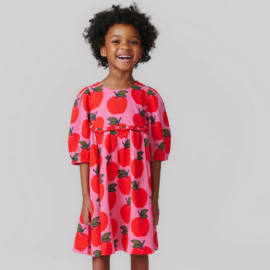 Rowan Dress - Pink Apple