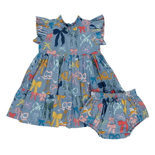 Baby Jennifer Dress - Bow on Bows