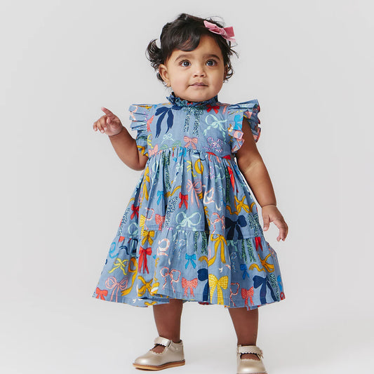 Baby Jennifer Dress - Bow on Bows