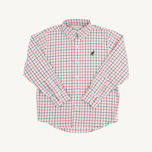 Dean's List Dress Shirt - Grier Green/Tattersall