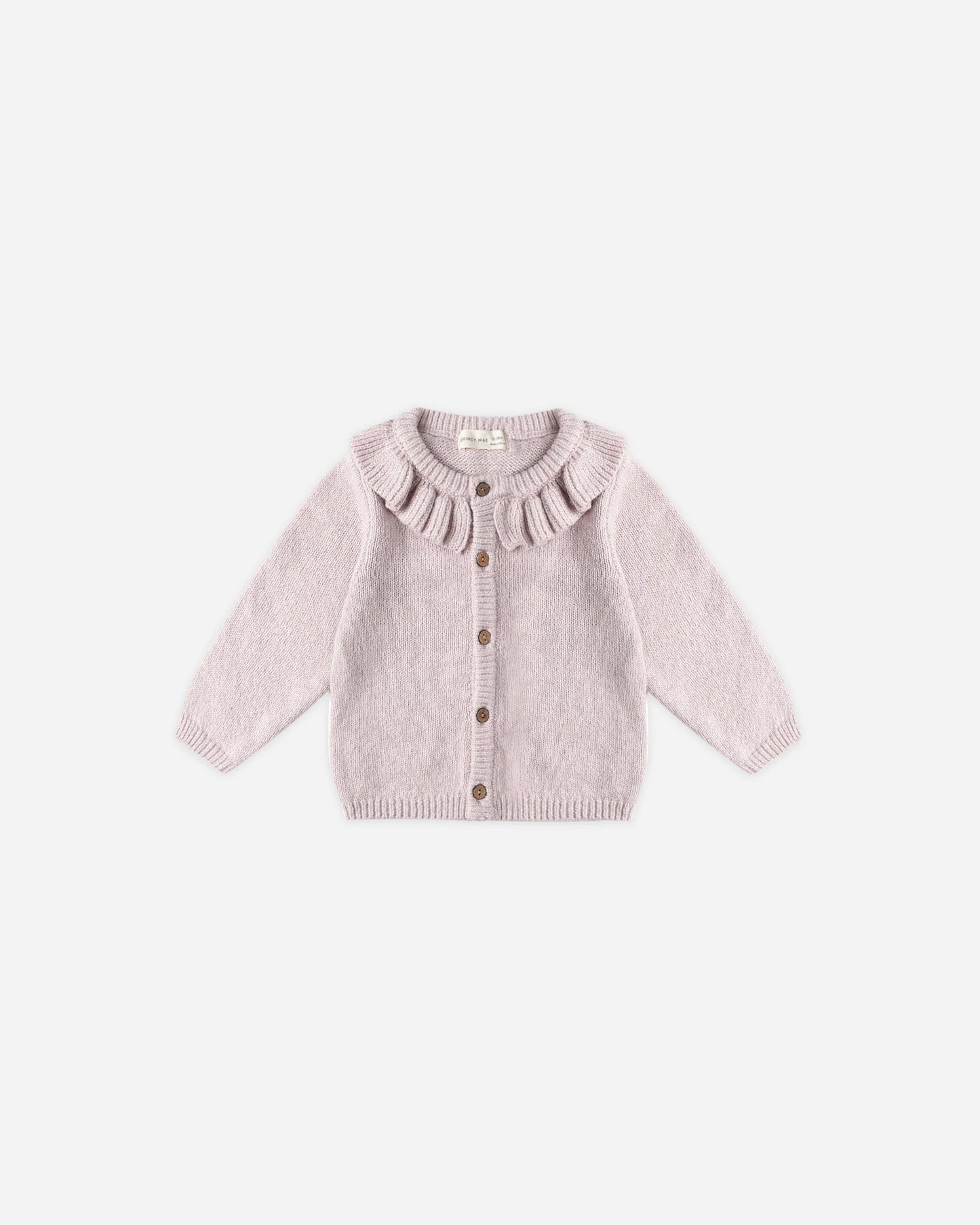 Ruffle Cardigan- Lilac