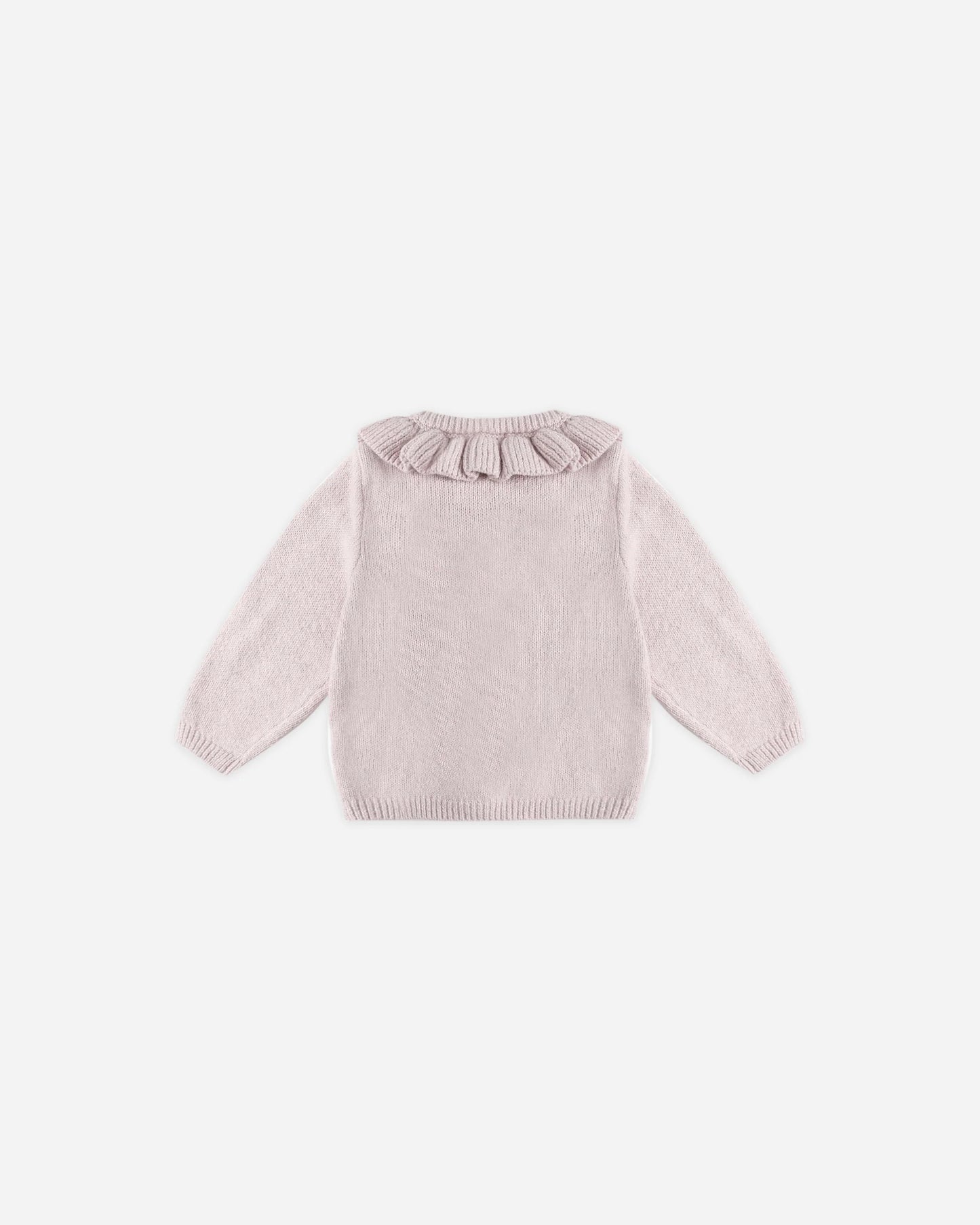 Ruffle Cardigan- Lilac