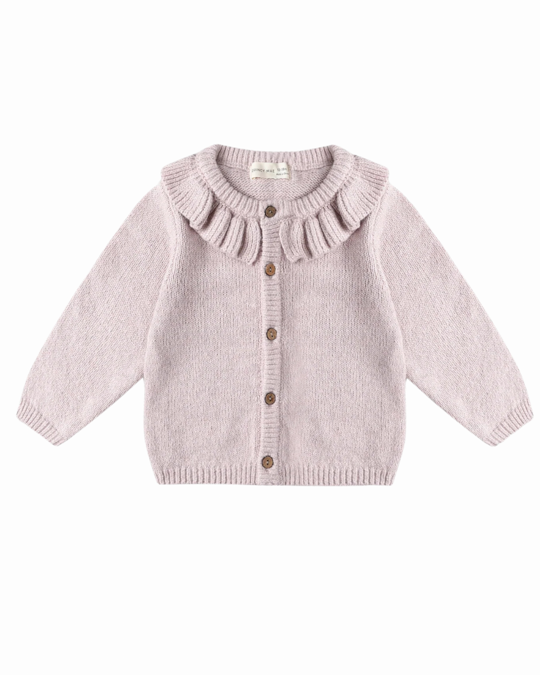 Ruffle Cardigan- Lilac