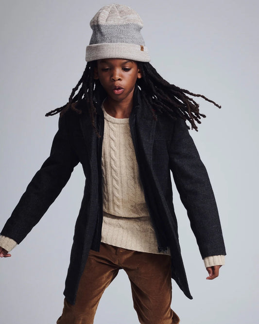 Fisherman Sweater- Oatmeal