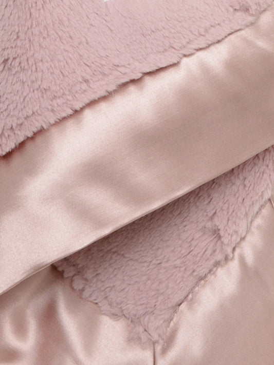 Little Giraffe Luxe Blanky - Dusty Pink