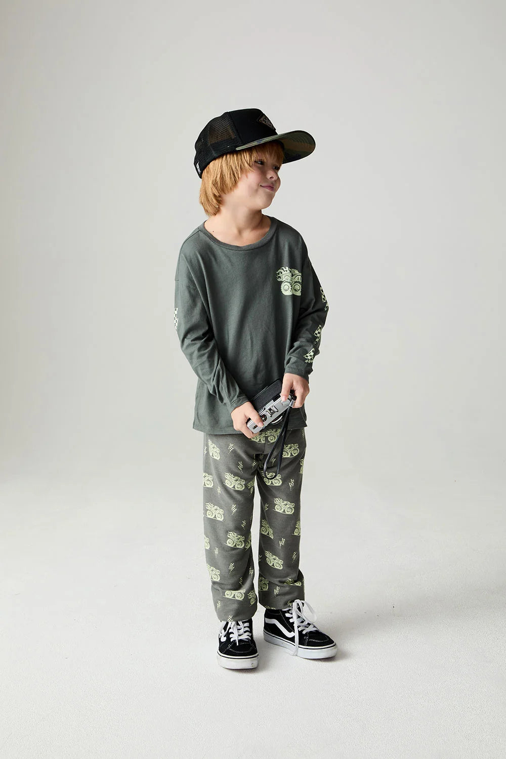 Chaser Jogger- Monster Trucks Olive Green