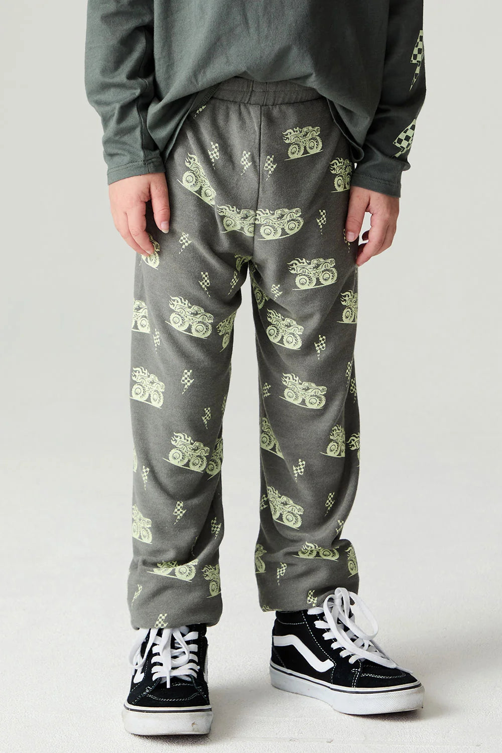 Chaser Jogger- Monster Trucks Olive Green
