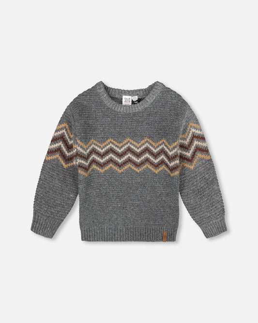 Sweater- Dark Heather Grey