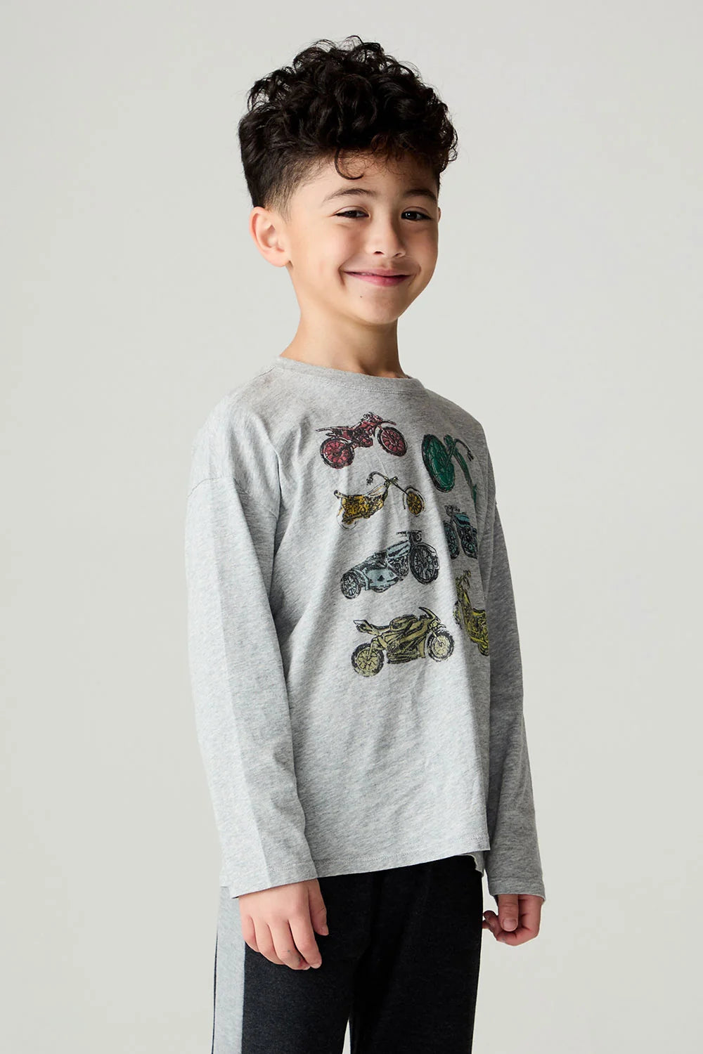Chaser Tee- Moto Grey