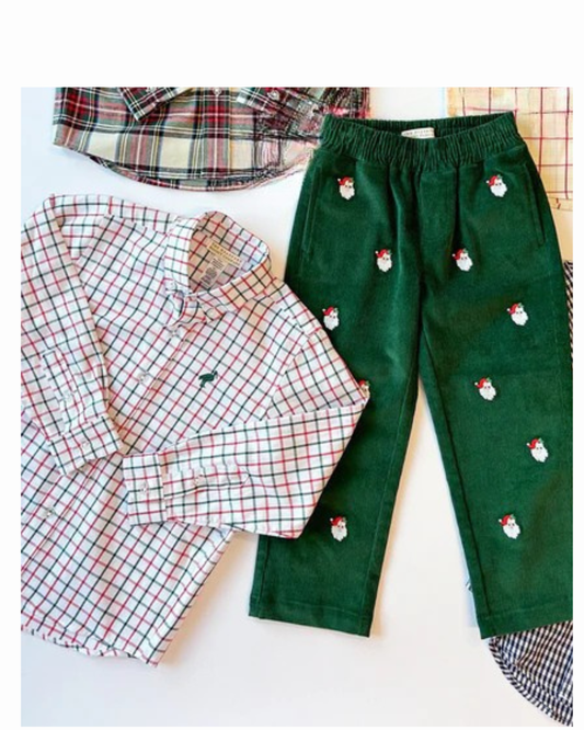 Corduroy Sheffield Pant- Santa