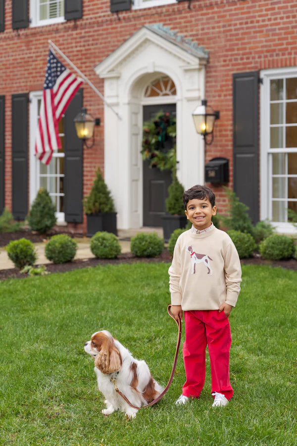 Isaac's Sweater- Oatmeal Dog