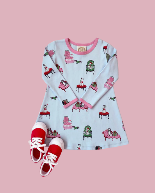 Polly Play Dress - Pawrecious Hot Pink