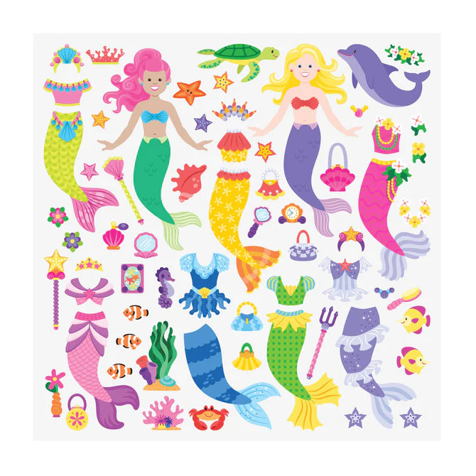 Puffy Sticker Playset - Mermaid