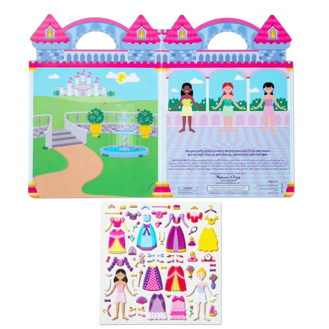 Puffy Sticker Playset - Princess