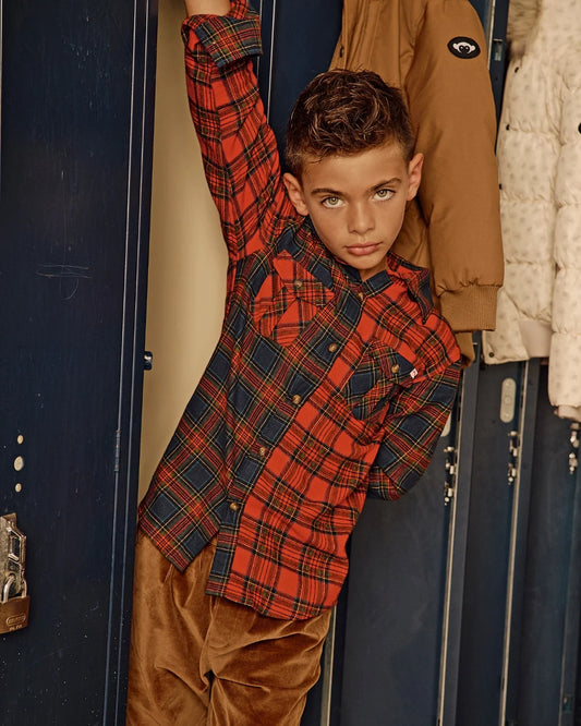 Flannel Shirt- Holiday Plaid