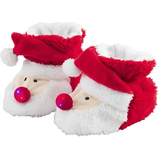 Light Up Slippers - Santa