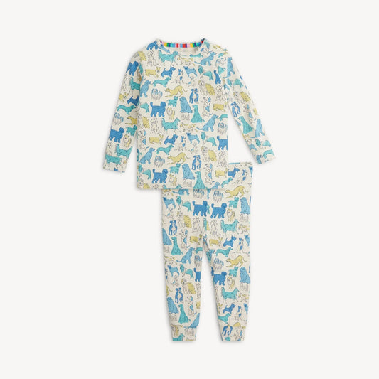 2pc PJ Set - It's A Pawty Blue