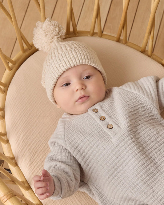 QM Knit Beanie - Natural