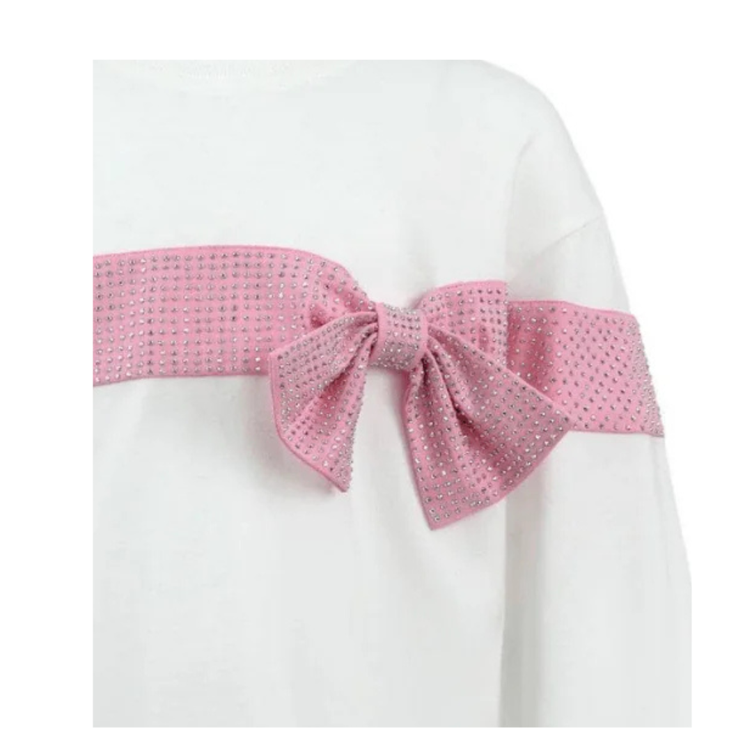Crystal Bow Sweater