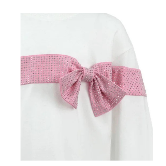 Crystal Bow Sweater