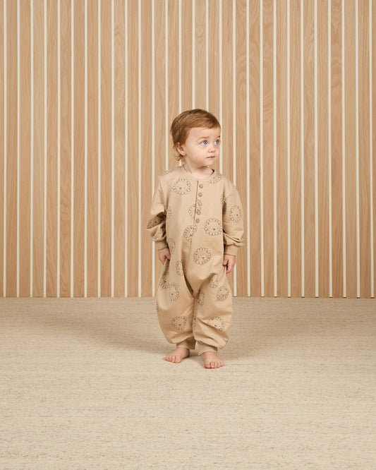 Relaxed Fleece Jumpsuit - Lions