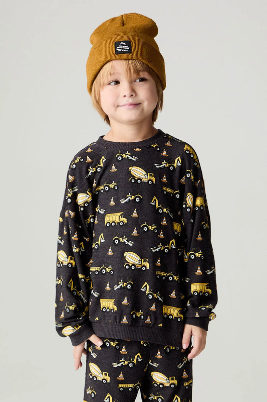 Construction Crew Black Pullover