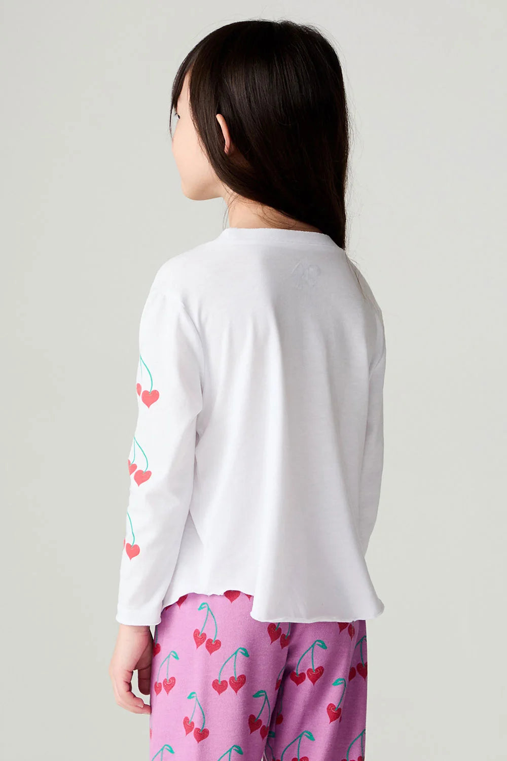 White Vintage Tee- Sweethearts
