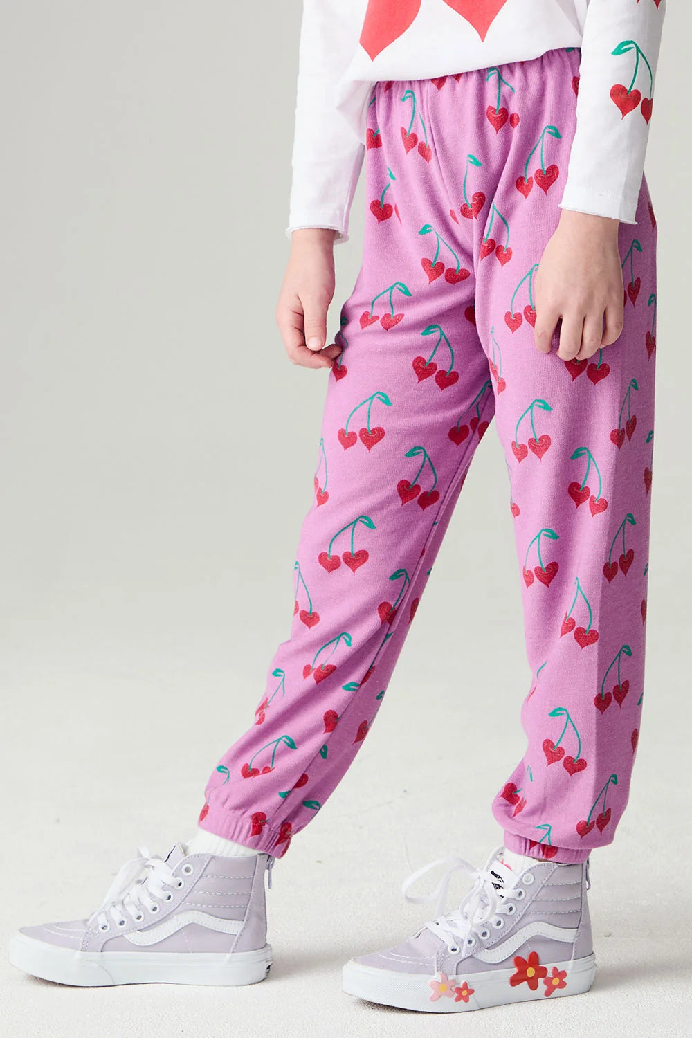 Cozy Slouchy Pant- Mulberry Sweethearts