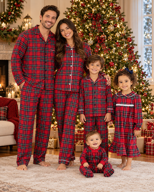 Knox Night Night Footie- Plaid