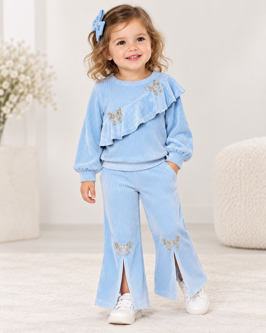 Velour Set- Light Blue