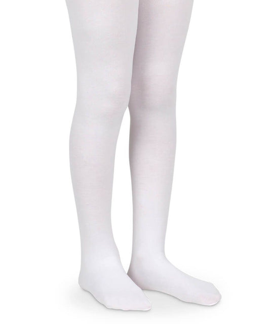 Jefferies Pima Cotton Tights - White