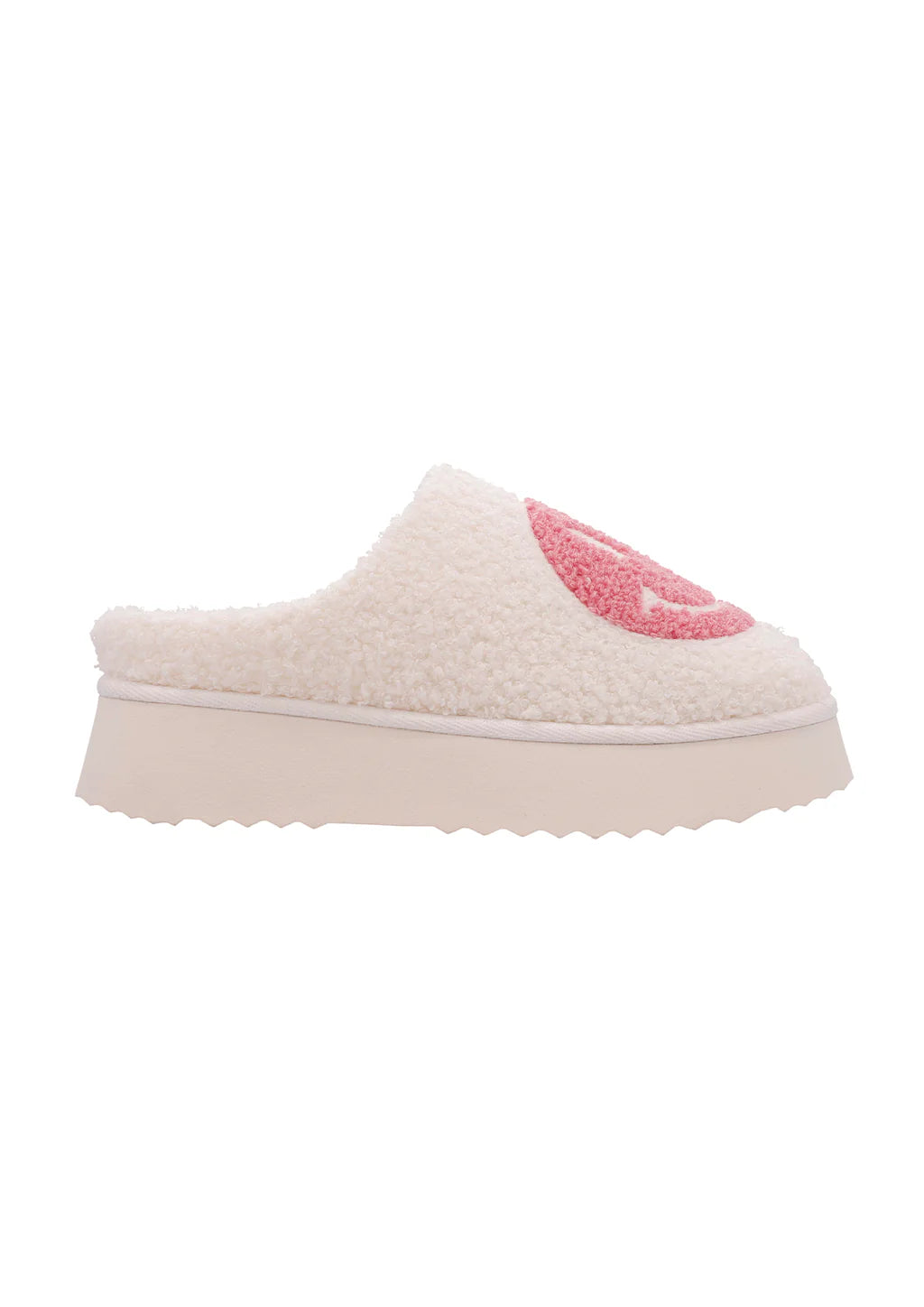 Blush Smiley Slipper