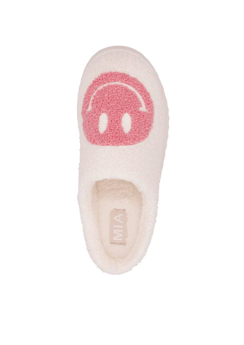 Blush Smiley Slipper