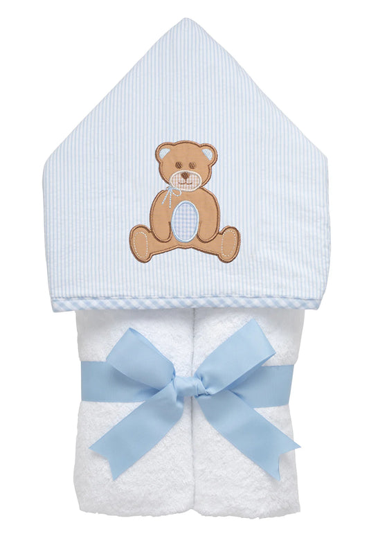 Teddy Everykid Towel- Blue