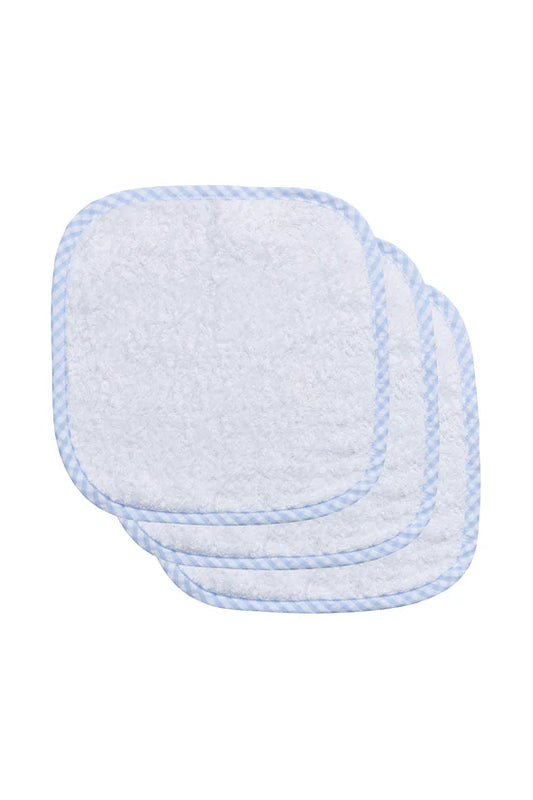 Washcloth- Seersucker Blue