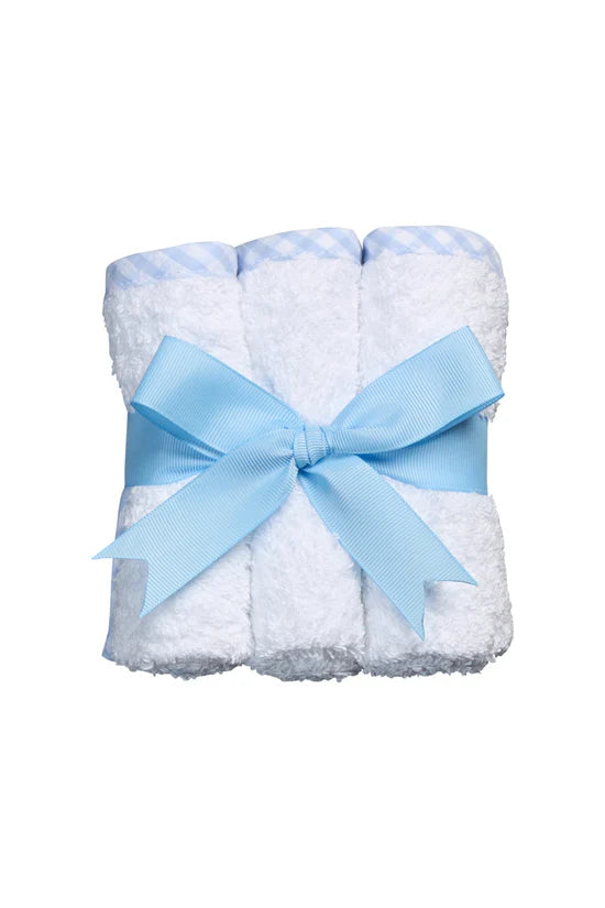 Washcloth- Seersucker Blue