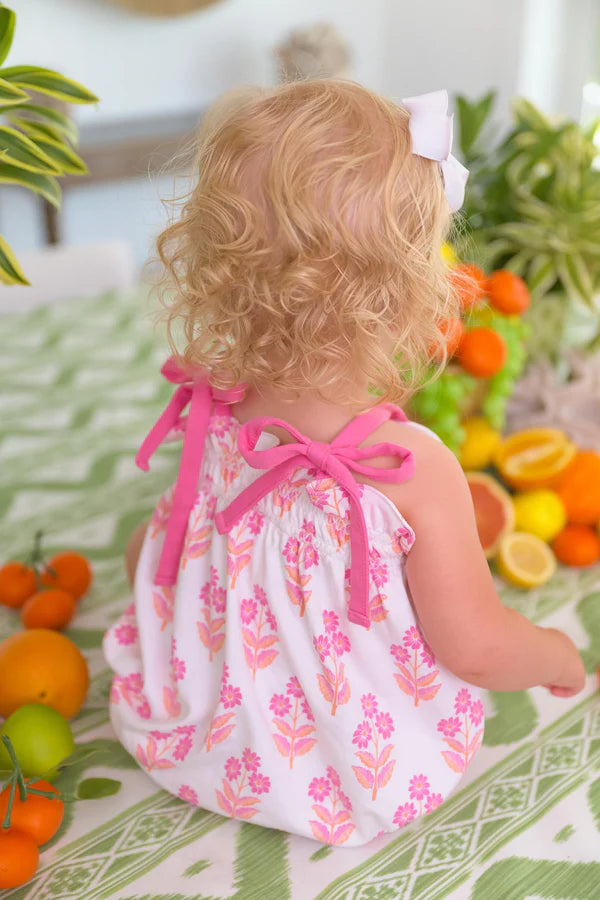Rosey Romper- Pink Bridgetown Harbour