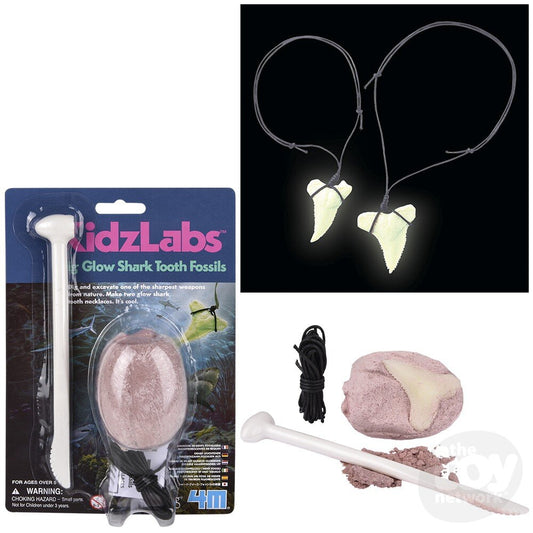 KidzLab Dig Glow Shark Tooth