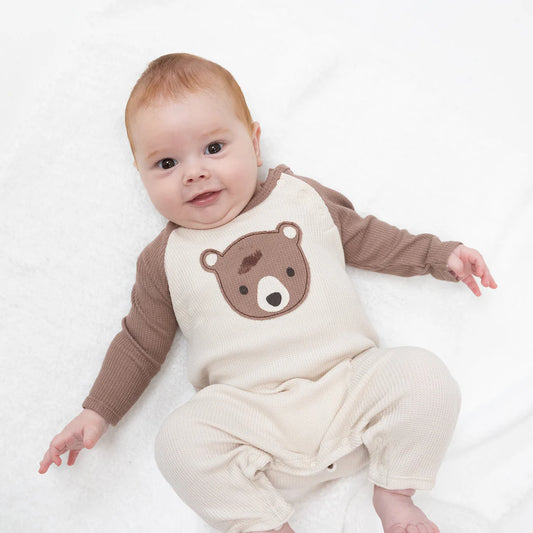 Raglan Romper - Baby Bear